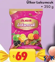 ÜLKER LOKUMCUK ŞEKER 350 G - BAYRAM ŞEKERİ/ÇİKOLATASI
